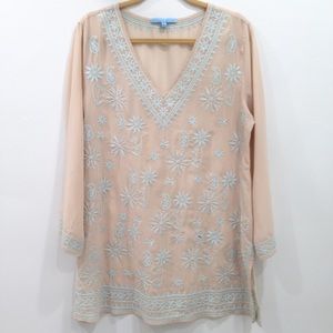 EUC Antonio Melani sheer tunic
